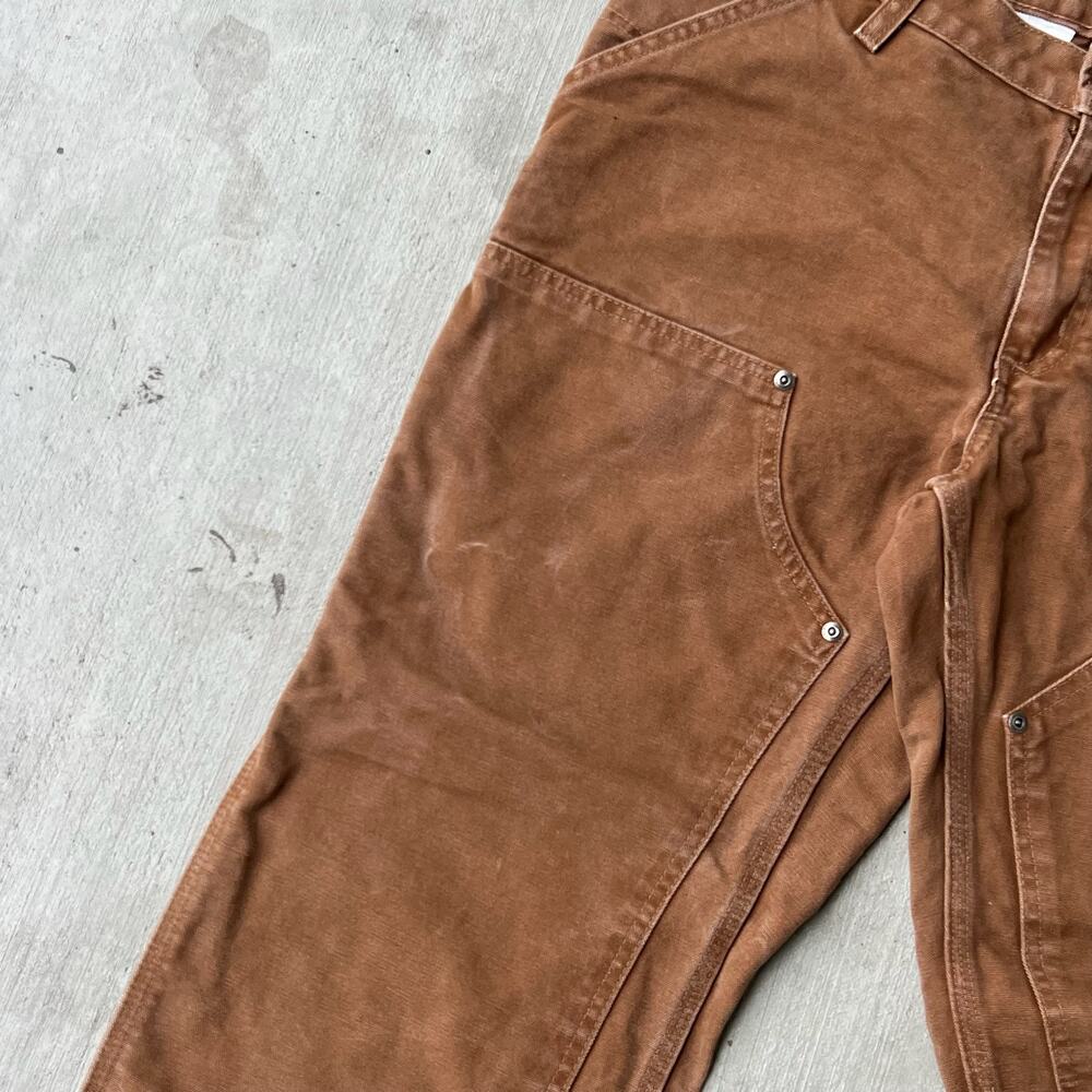 Carhartt brown double knee work wear carpenter pants - Picture 7 of 8